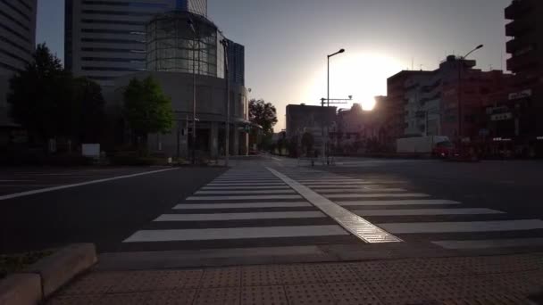 Tokio Ciclismo Guion Cam Grabadora Conducción — Vídeos de Stock