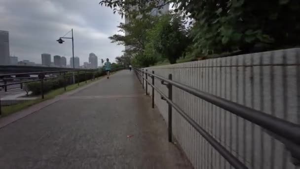 Tokyo Cycling Dash Cam Driving Recorder — стокове відео