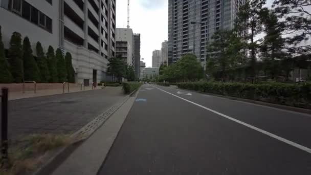 Tokyo Cycling Dash Cam Driving Recorder — Vídeos de Stock