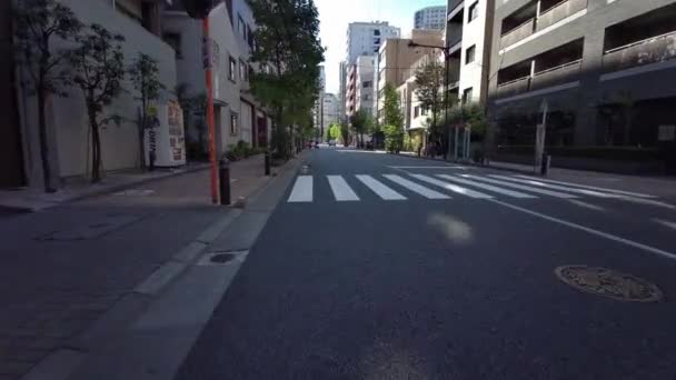 Tokyo Cycling Dash Cam Driving Recorder — ストック動画