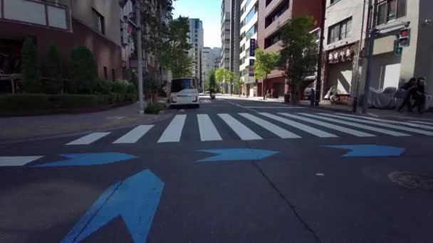 Tokyo Cycling Dash Cam Driving Recorder — Videoclip de stoc