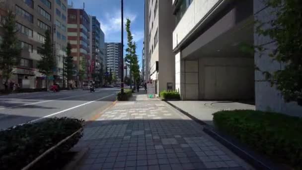 Tokyo Cycling Dash Cam Driving Recorder — Stockvideo