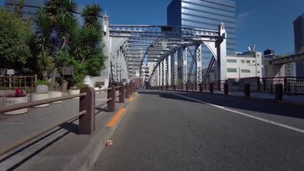 Tokyo Cycling Dash Cam Driving Recorder — Vídeo de Stock