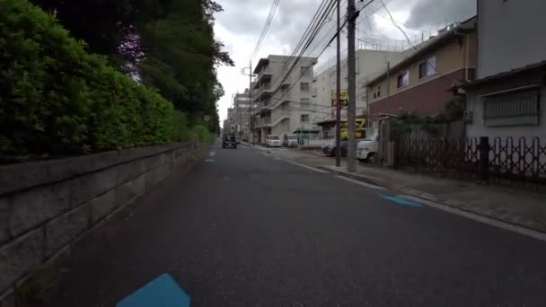 Tokyo Cycling Dash Cam Driving Recorder — Stockvideo