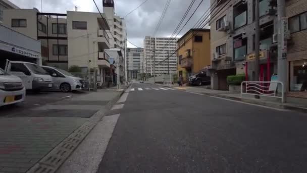 Tokyo Cycling Dash Cam Driving Recorder — Stock video