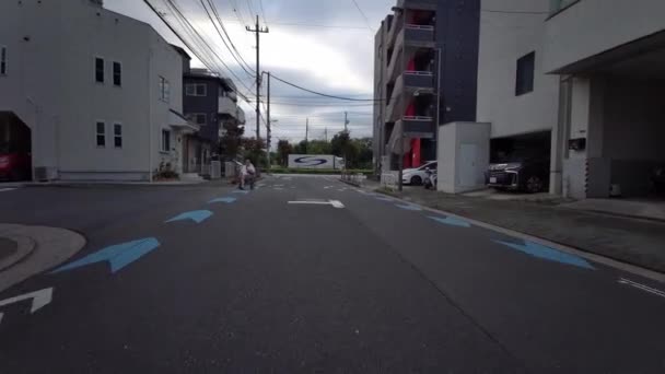 Tokyo Cycling Dash Cam Driving Recorder — Stockvideo