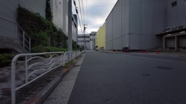 Tokyo Cycling Dash Cam Driving Recorder — Stok video