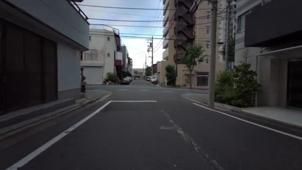 Tokyo Cycling Dash Cam Driving Recorder — Stockvideo