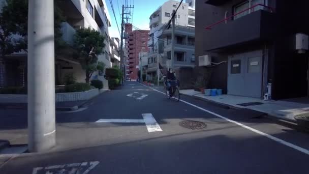 Tokyo Cycling Dash Cam Driving Recorder — Αρχείο Βίντεο