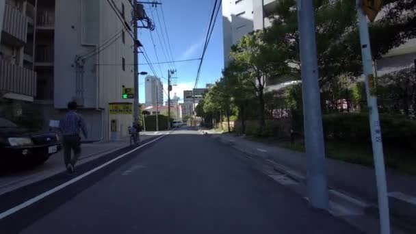 Tokyo Cycling Dash Cam Driving Recorder — Stockvideo