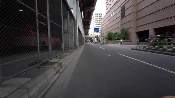 Tokyo Cycling Dash Cam Driving Recorder — Video Stock