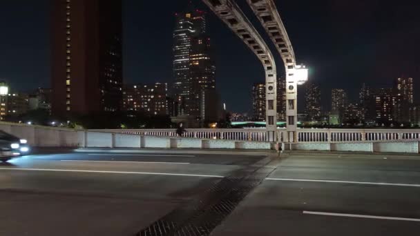 Bridge Tokyo Night View — Stock Video