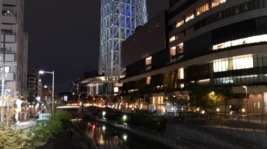 Japonya Tokyo Gece Manzarası