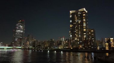 Japonya Tokyo Gece Manzarası