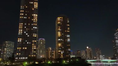 Japonya Tokyo Gece Manzarası