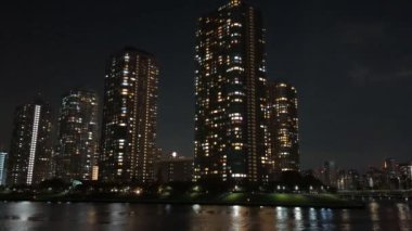 Japonya Tokyo Gece Manzarası