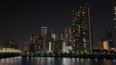 Japonya Tokyo Gece Manzarası