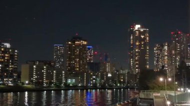 Japonya Tokyo Gece Manzarası