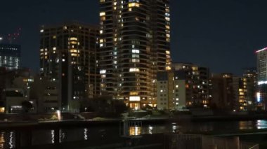 Japonya Tokyo Gece Manzarası