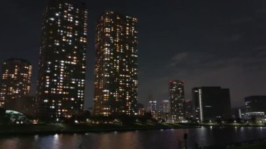 Japonya Tokyo Gece Manzarası