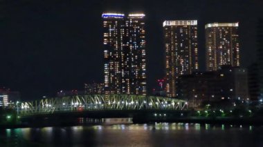 Japonya Tokyo Gece Manzarası