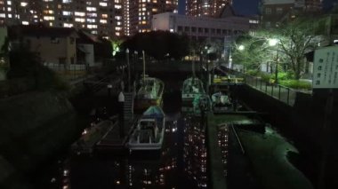 Japonya Tokyo Gece Manzarası