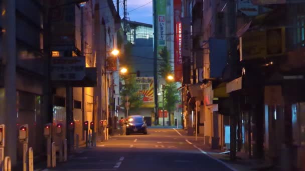 Japan Tokyo Nattutsikt Landskap — Stockvideo