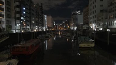 Japonya Tokyo Gece Manzarası
