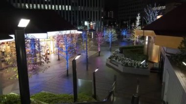 Japonya Tokyo Gece Manzarası