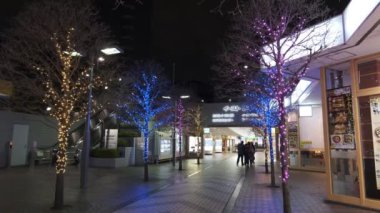 Japonya Tokyo Gece Manzarası