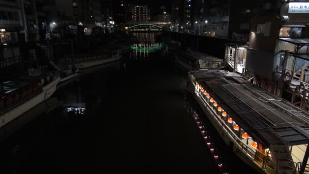 Jepang Tokyo Night View Landscape — Stok Video