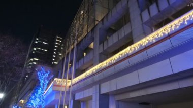 Japonya Tokyo Gece Manzarası