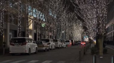 Japonya Tokyo Gece Manzarası