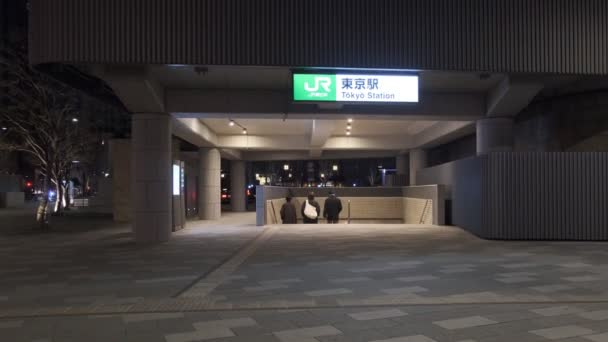 Japón Tokio Vista Nocturna Paisaje — Vídeo de stock
