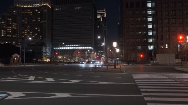 Japan Tokio Nacht Ansicht Landschaft — Stockvideo