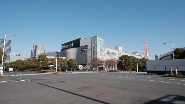 Tokio Odaiba Paisaje Diciembre 2021 — Vídeos de Stock