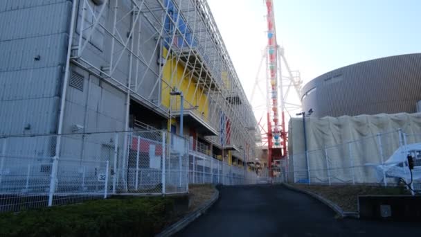Tokio Odaiba Landschaft Dezember 2021 — Stockvideo
