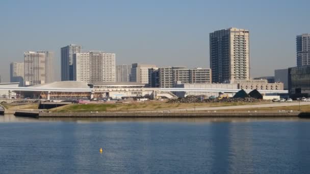 Tokio Odaiba Paisaje Diciembre 2021 — Vídeos de Stock