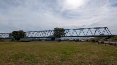 Tokyo Edogawa Nehir yatağı Kasım 2021