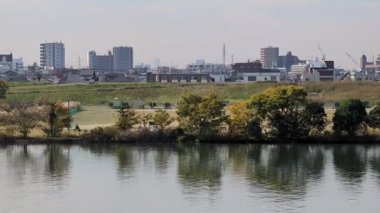 Tokyo Edogawa Nehir yatağı Kasım 2021