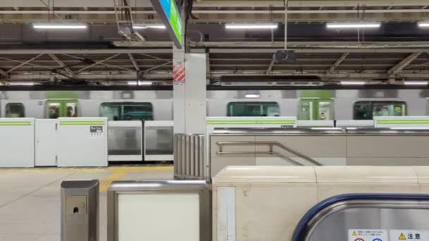 Stacja Tokio Wczesnym Rankiem Listopad 2021 — Wideo stockowe