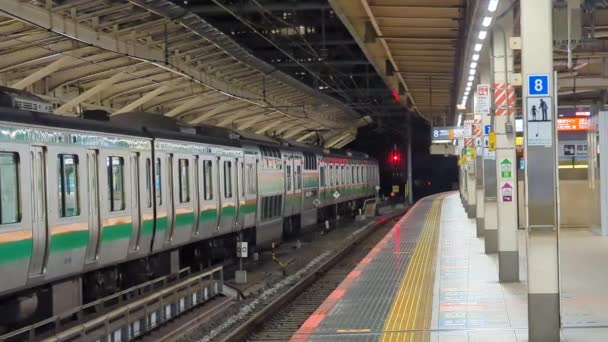 Estación Tokio Temprano Mañana Noviembre 2021 — Vídeos de Stock