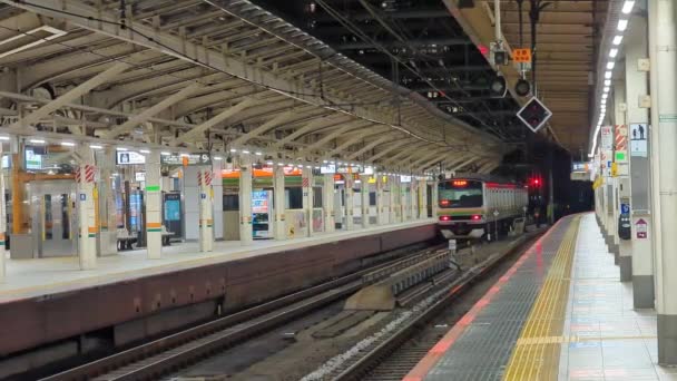 Estación Tokio Temprano Mañana Noviembre 2021 — Vídeos de Stock