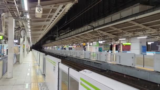 Станция Токио Рано Утром Ноябрь 2021 — стоковое видео