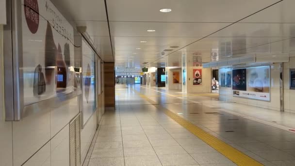 Estación Tokio Temprano Mañana Noviembre 2021 — Vídeos de Stock