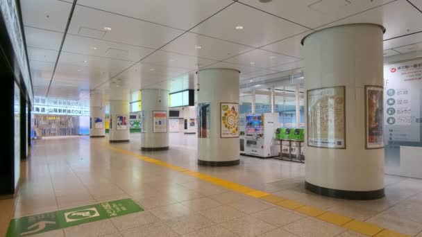 Estación Tokio Temprano Mañana Noviembre 2021 — Vídeos de Stock