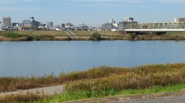 Tokyo Edogawa Nehir yatağı Kasım 2021