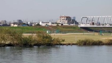 Tokyo Edogawa Nehir yatağı Kasım 2021