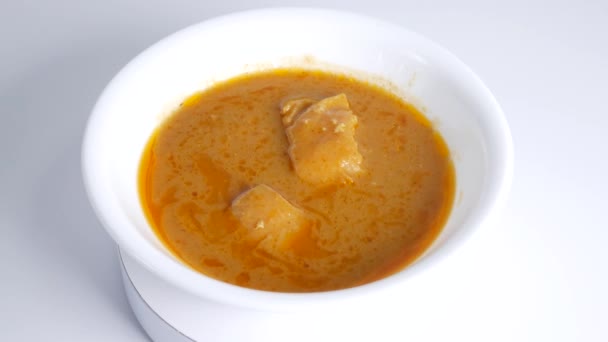 Curry Food Videoclip — Stockvideo