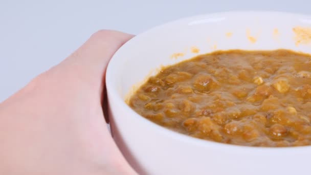 Curry Jídlo Video Klip — Stock video